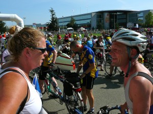 Theo Homan beim Start von Paris-Brest-Parijs