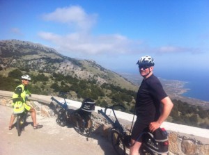 Beb Thijs en Alexander Strietzel gedurende de Kalikrakis-tour, eerder tijdens de Kretaweken.